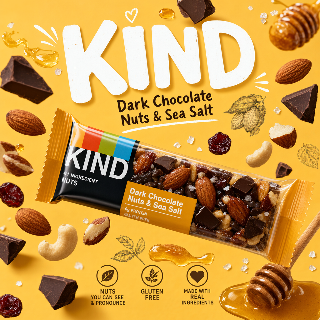 KIND Bars FMCG advertising poster